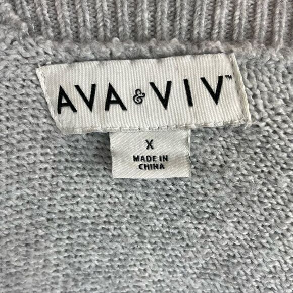 Ava & Vic Sweater Dress Size X EUC - Picture 7 of 8